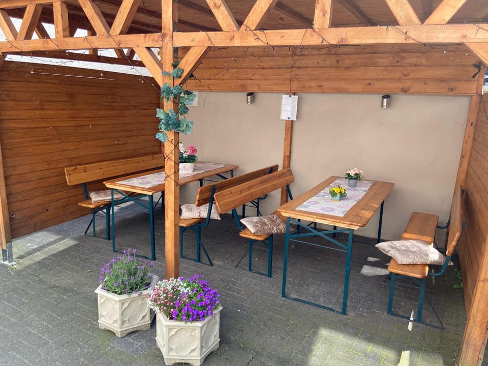 Property building, Patio