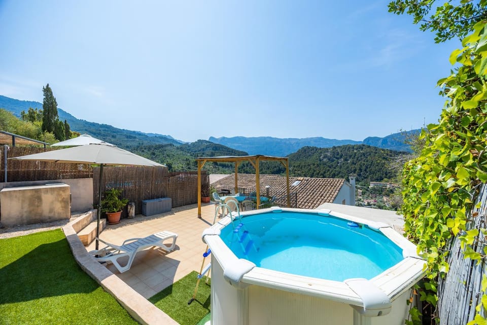 Property building, Living room, Swimming pool