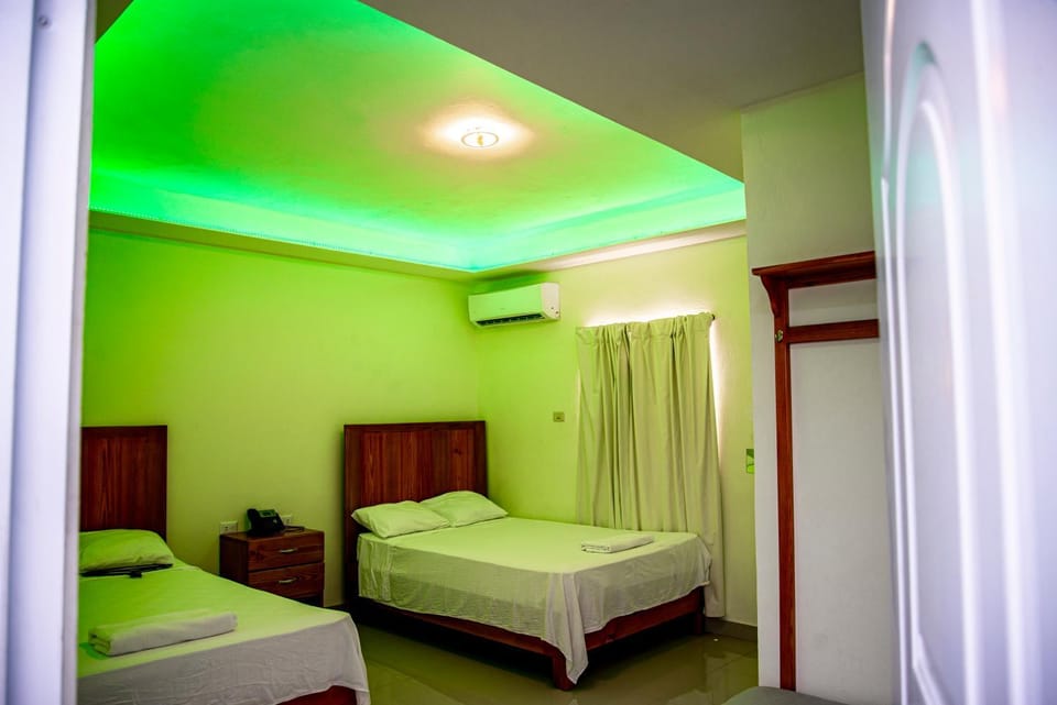 Bed, Photo of the whole room, Bedroom, air conditioner