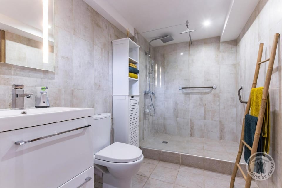 Shower, Toilet, Bathroom, towels