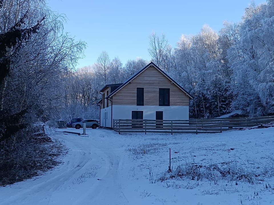 Property building, Natural landscape, Winter