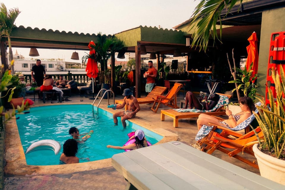 Day, People, Pool view, Swimming pool, group of guests, sunbed