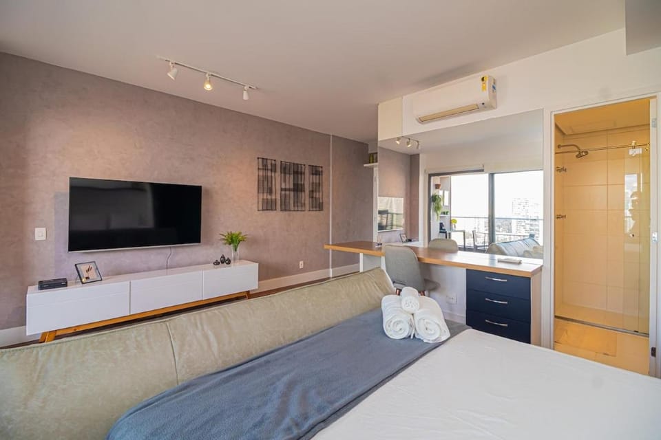 Roma Habitarte Brooklin - Moderno e Aconchegante Apartment in Sao Paulo City