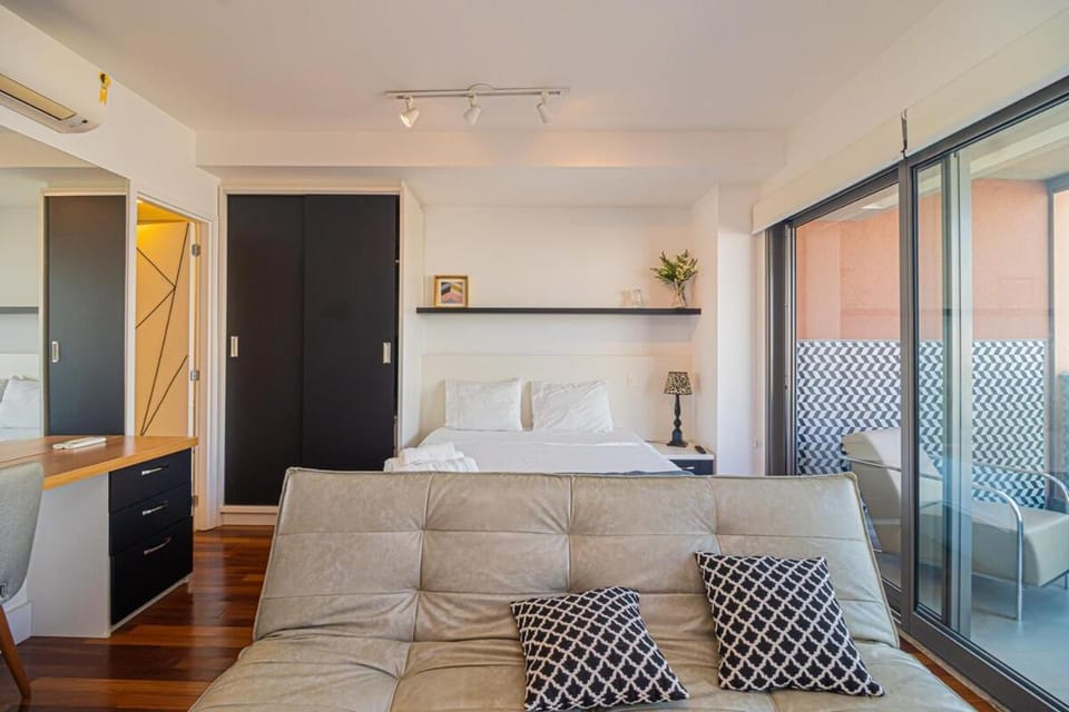 Roma Habitarte Brooklin - Moderno e Aconchegante Apartment in Sao Paulo City