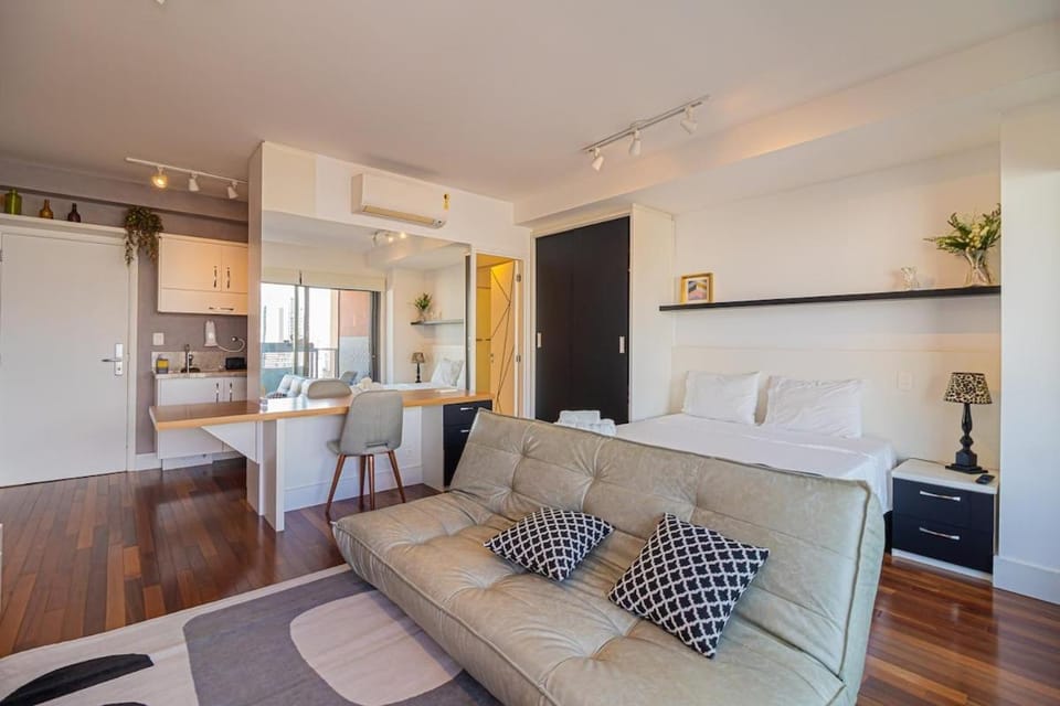 Roma Habitarte Brooklin - Moderno e Aconchegante Apartment in Sao Paulo City