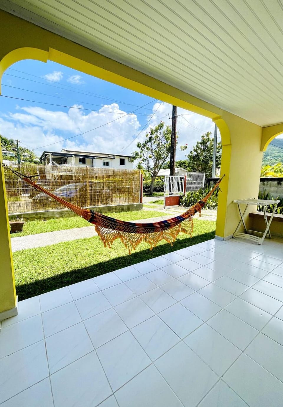Property building, Patio, Day, Garden, View (from property/room), Balcony/Terrace, Garden view