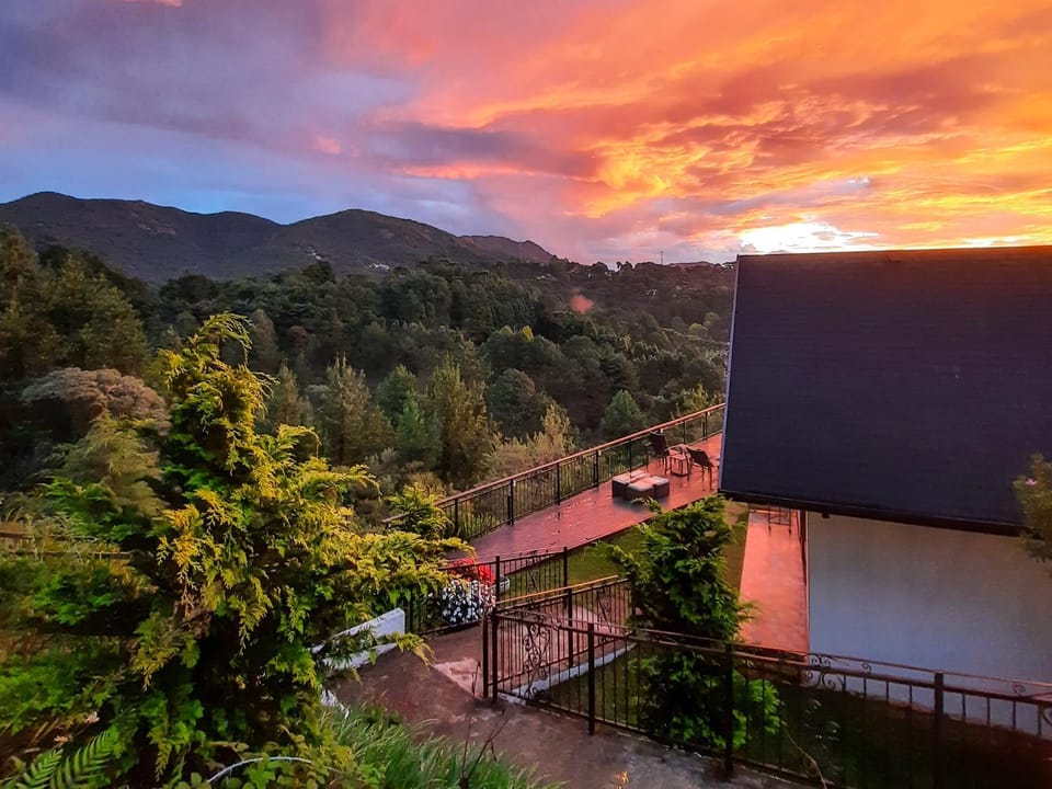 Natural landscape, Mountain view, Sunset