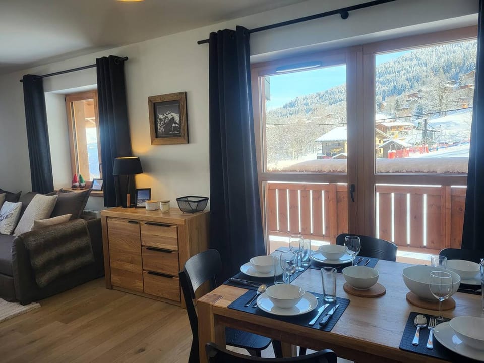 Appartement neuf 3 pièces, vue piste, parking couvert - FR-1-291-1026 Apartment in Les Avanchers-Valmorel