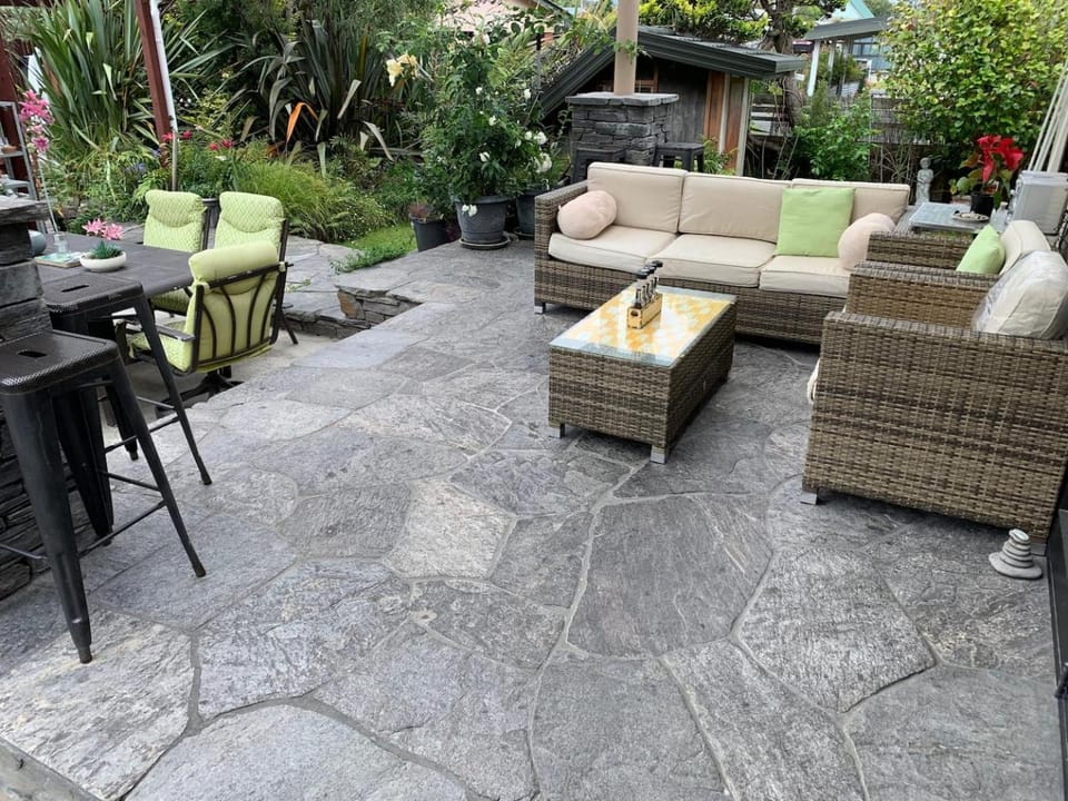 Patio, Seating area, Garden view