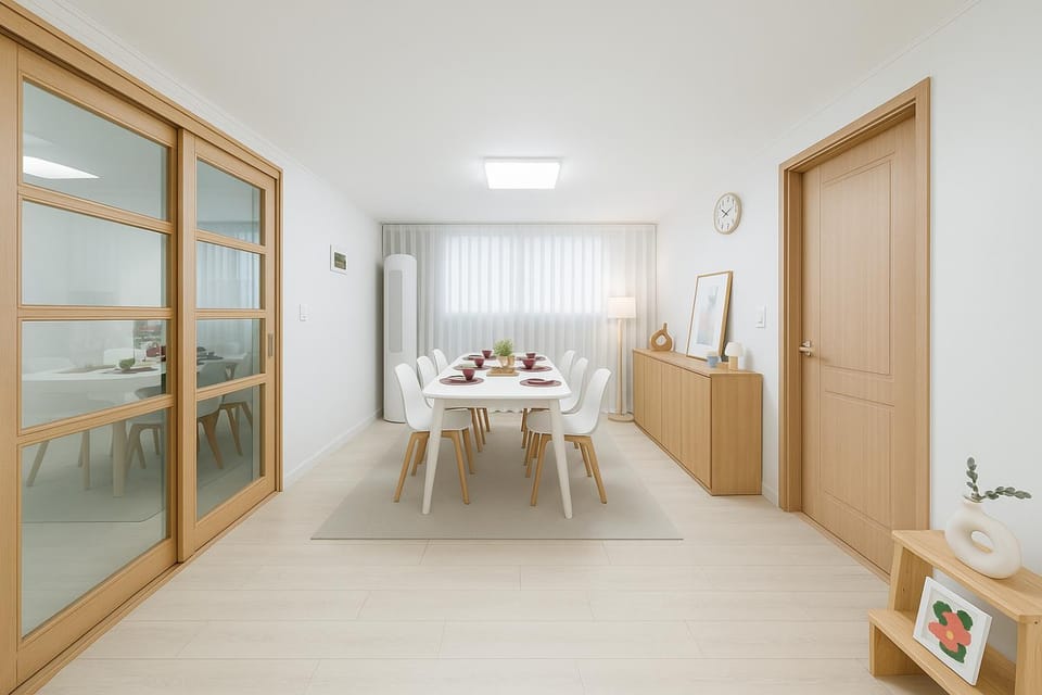 Living room, Dining area