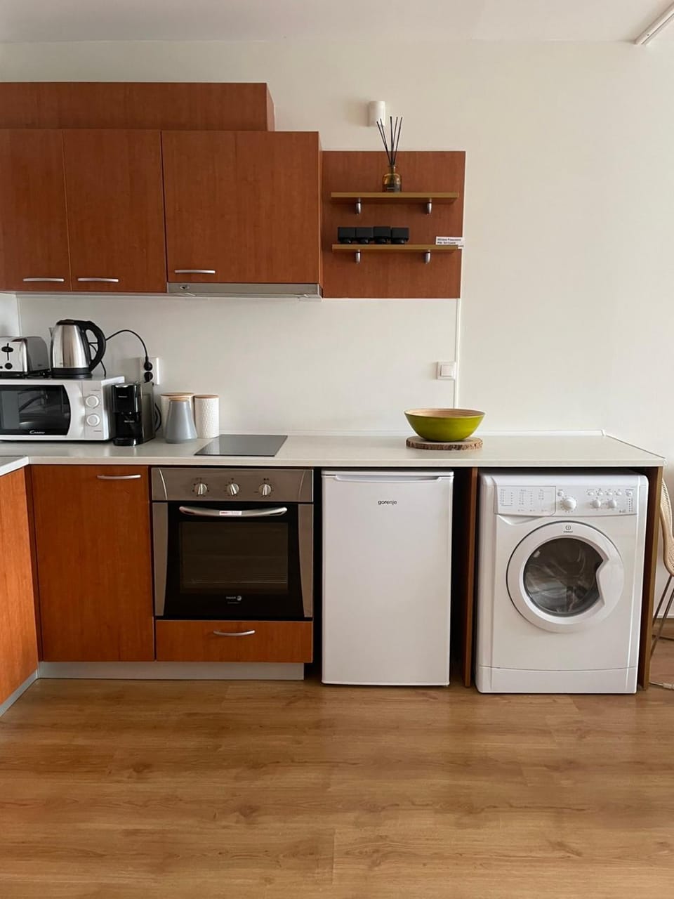 stove, washing machine, dryer