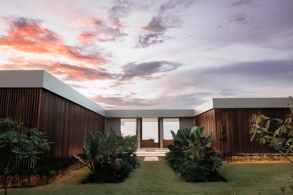 Property building, Sunset