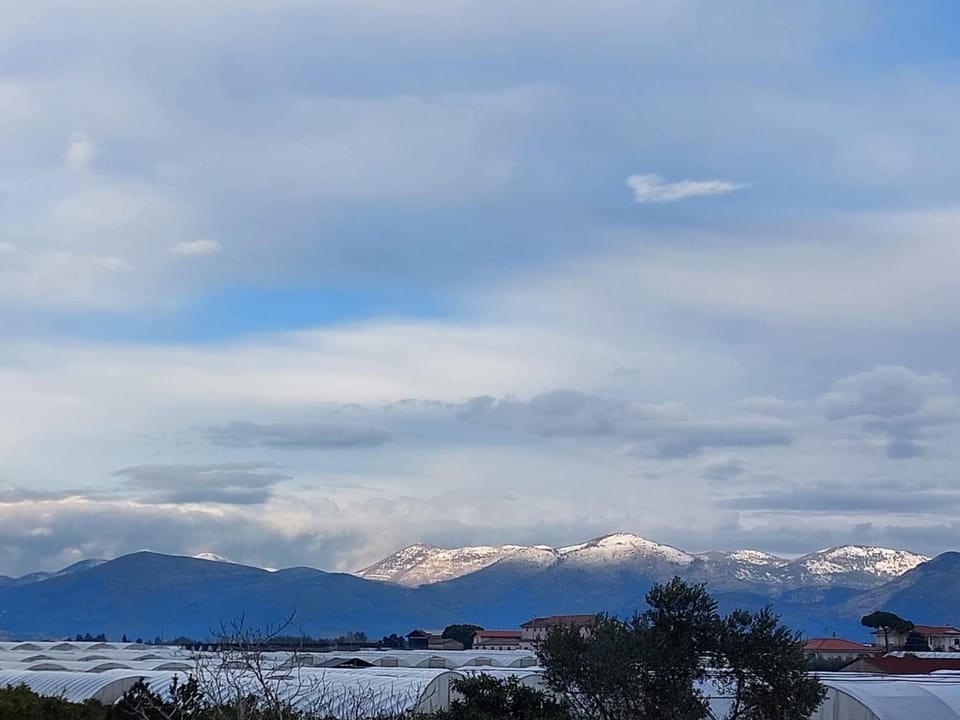 Natural landscape, Winter, Mountain view