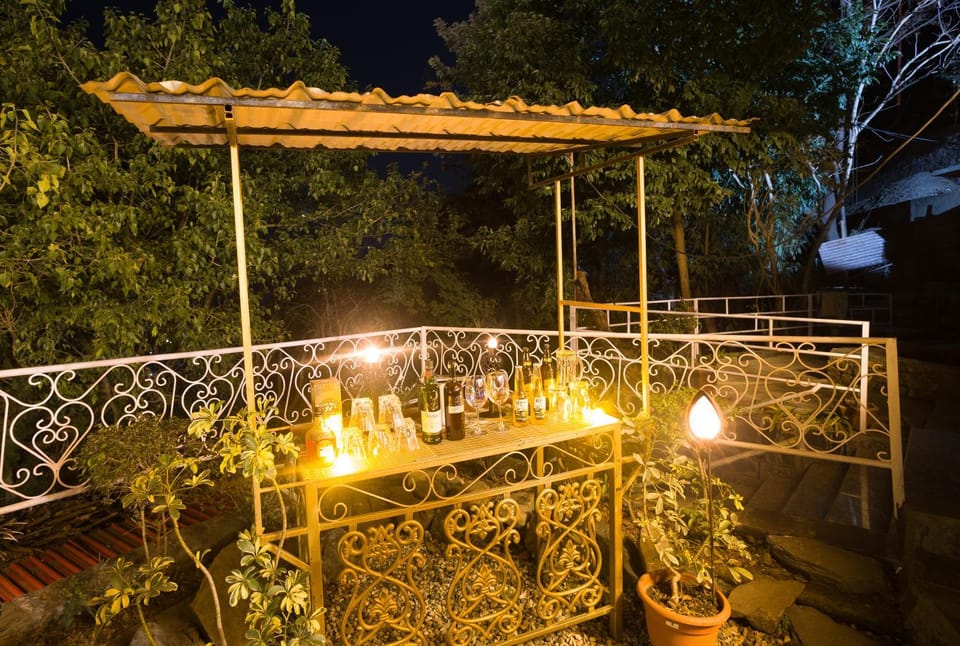 Night, View (from property/room), Garden view