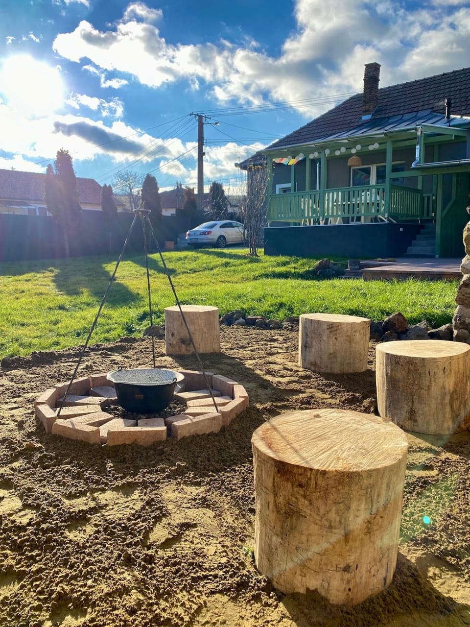 Property building, Garden