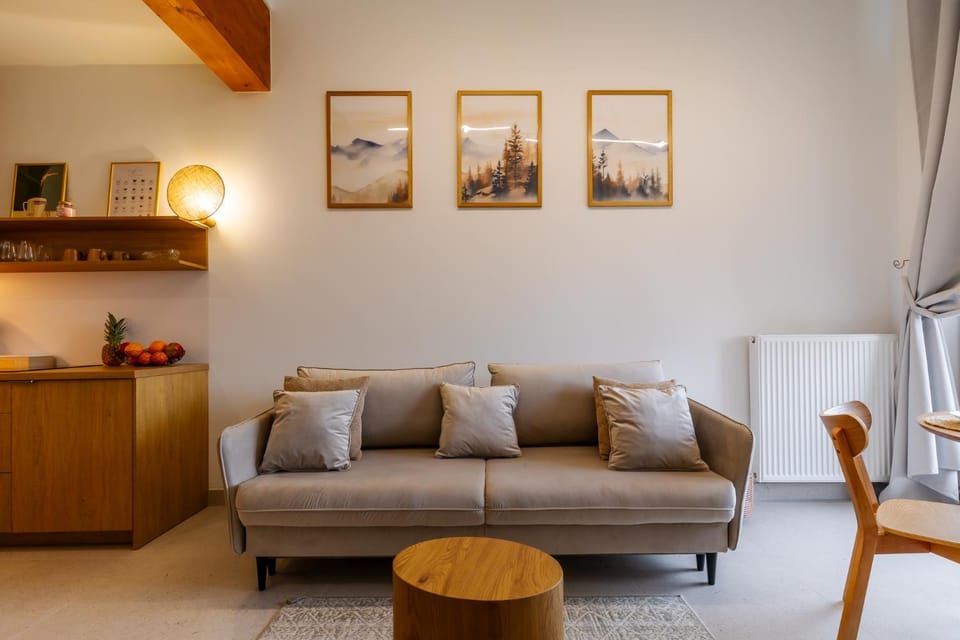 Living room, kitchen