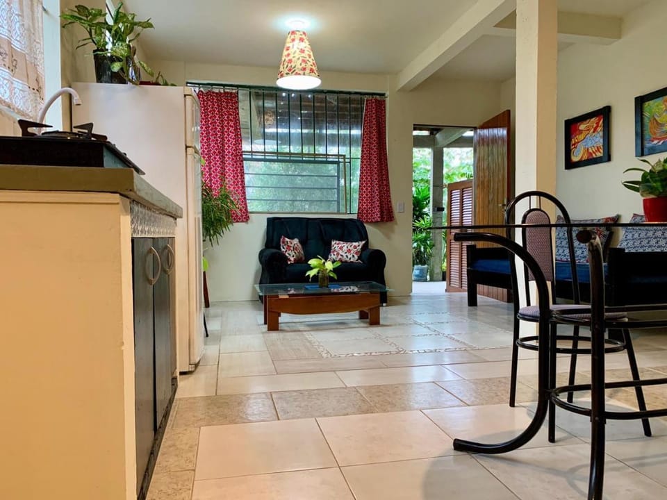 Kitchen or kitchenette, Living room, Dining area