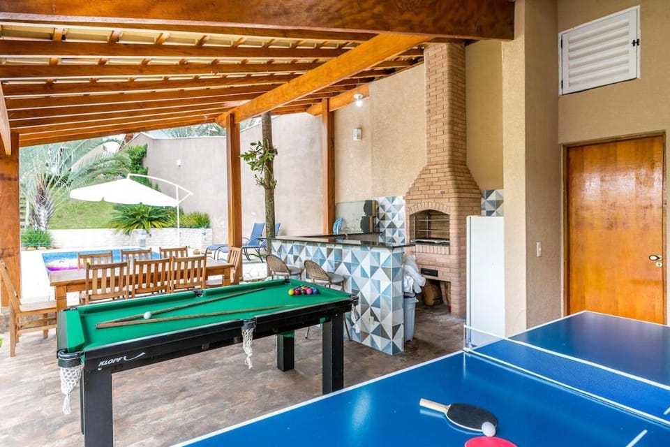 Atibaia com piscina, churrasqueira, sinuca, pingpong House in Atibaia