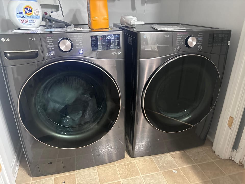 washing machine, dryer