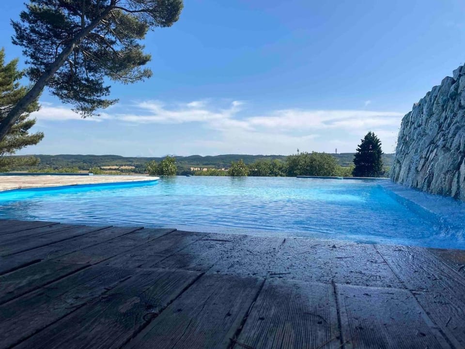 Day, Natural landscape, Mountain view, Pool view, Swimming pool