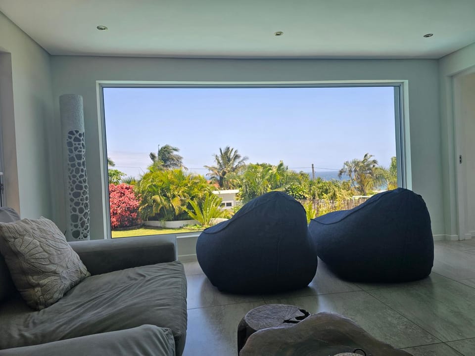 Living room, Seating area, Sea view