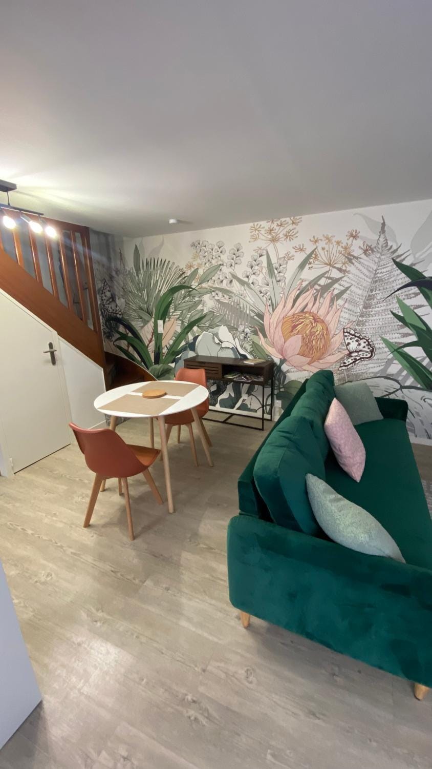 La Léonard île au coeur de l île d or logement avec chambre climatisée House in Amboise