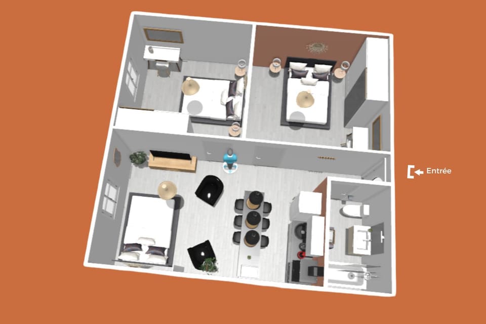 Tournette -6 pers - Hyper Centre - WIFI Apartment in Bourgogne-Franche-Comté