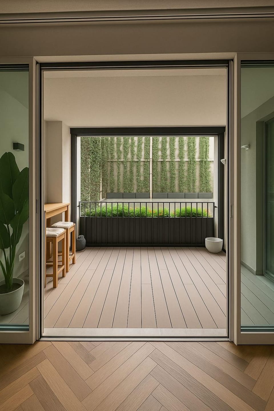 View (from property/room), Balcony/Terrace, Living room, Photo of the whole room