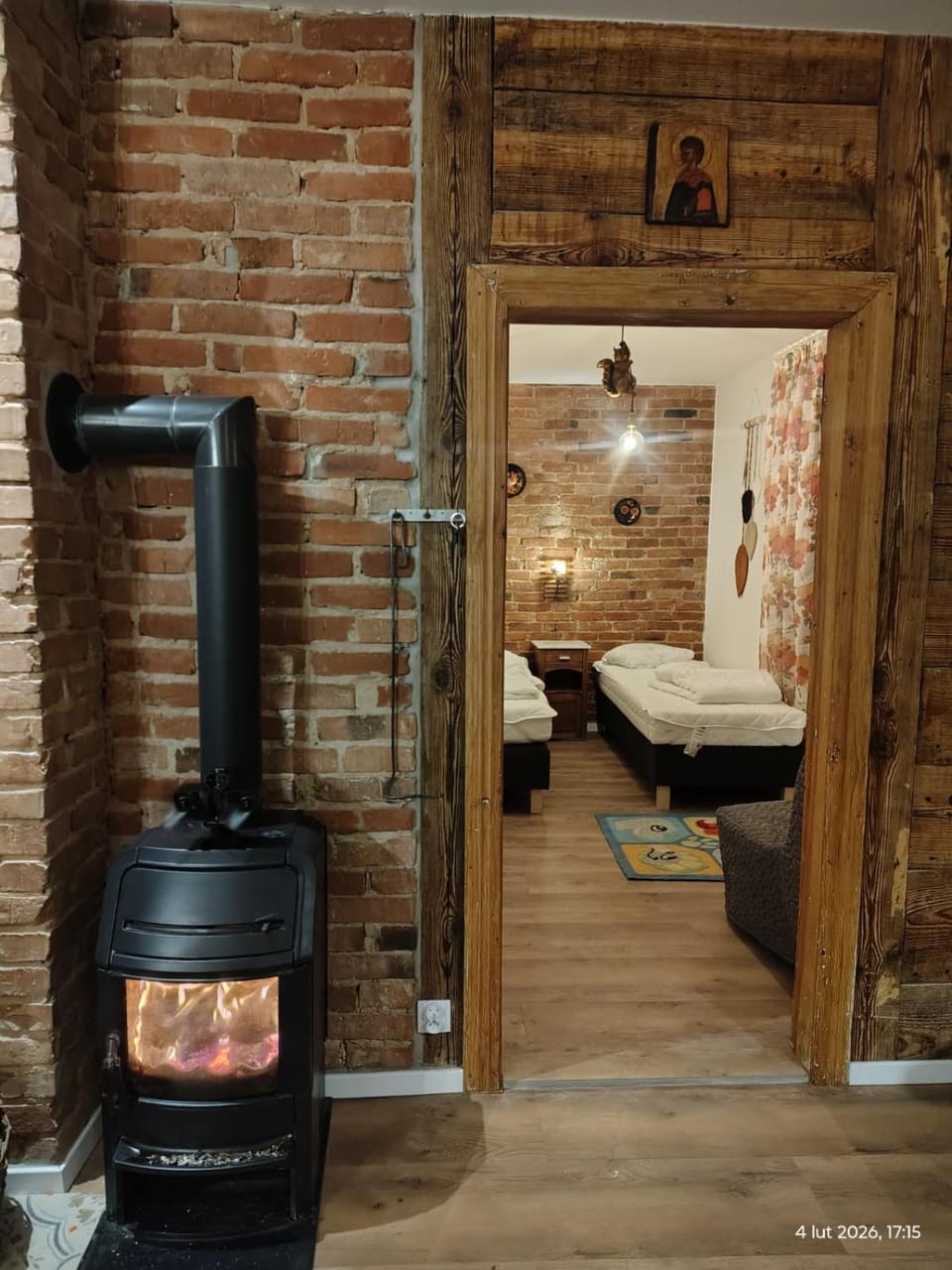 Living room, fireplace