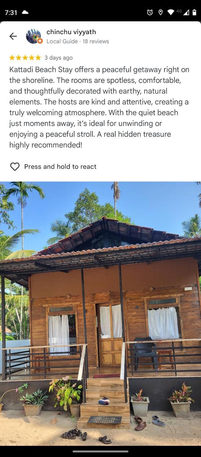 Katadi beach home House in Kerala
