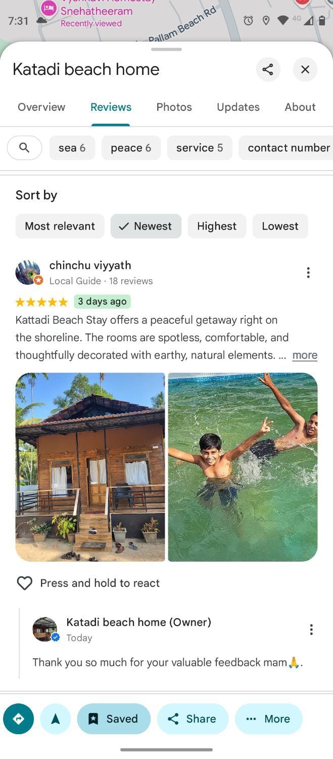 Katadi beach home House in Kerala