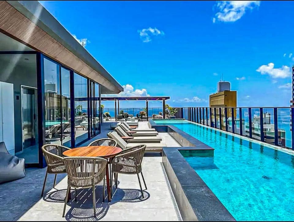 View (from property/room), Pool view, Sea view, Swimming pool
