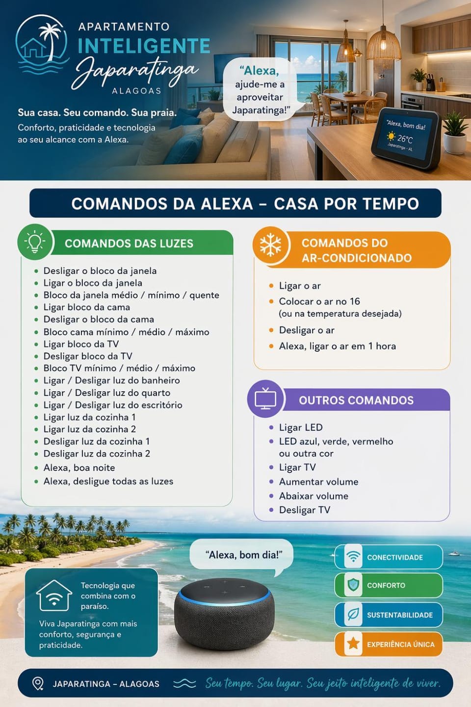 Apartamento Inteligente - 50m da praia Apartment in State of Alagoas, Brazil