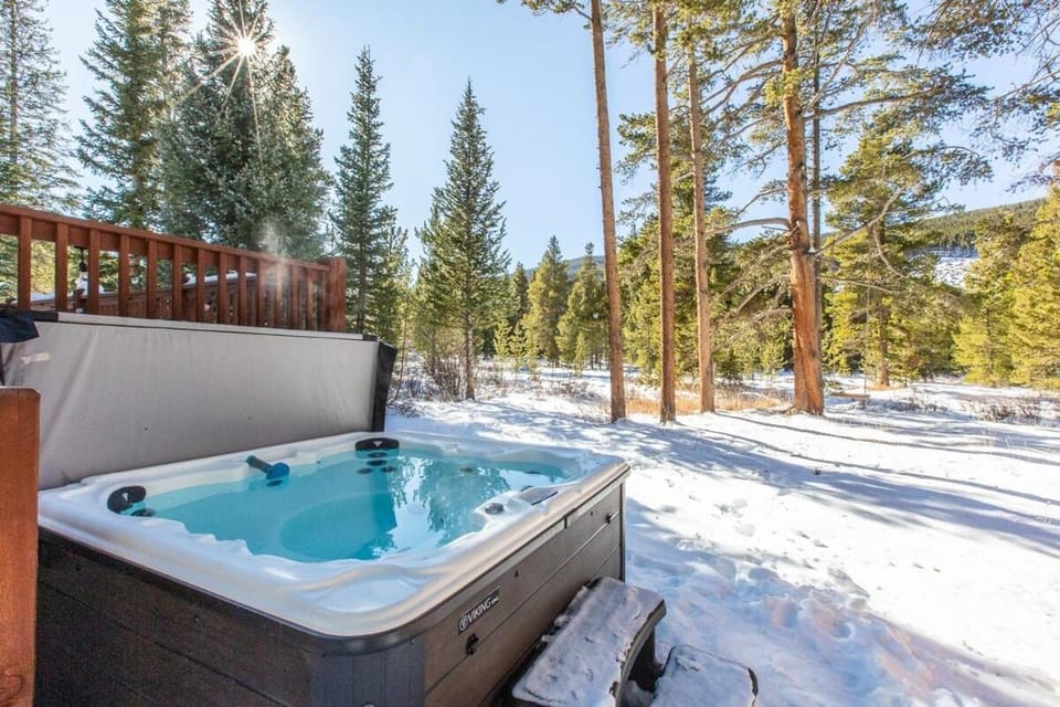 Day, Natural landscape, Winter, Hot Tub