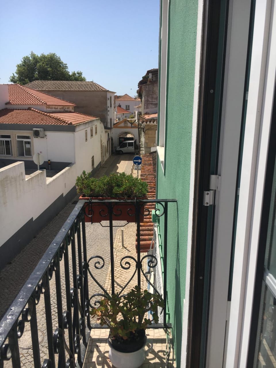 Property building, Day, View (from property/room), Balcony/Terrace, Street view