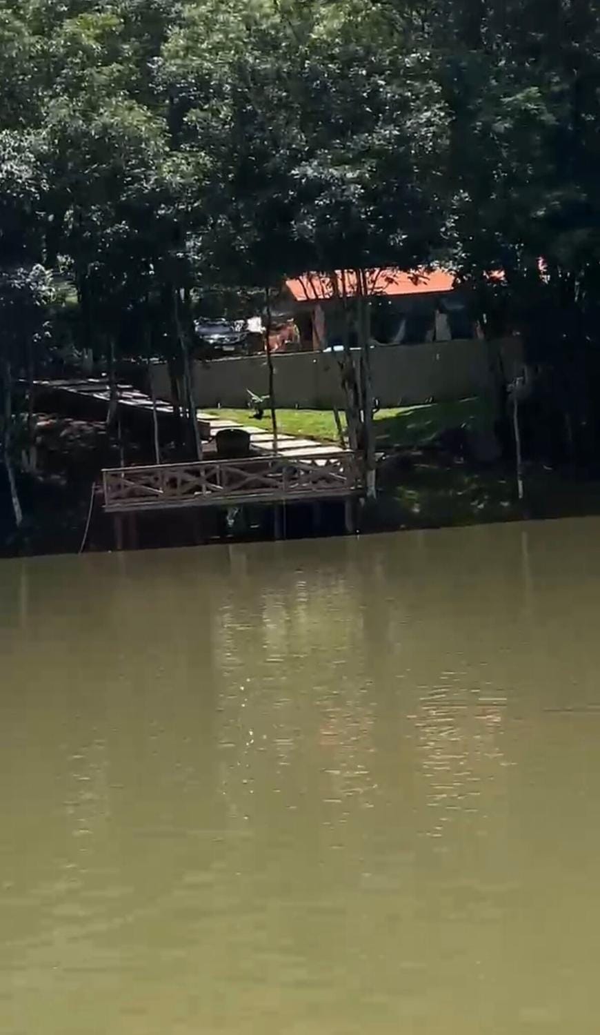 View of the flooded! House in State of Paraná