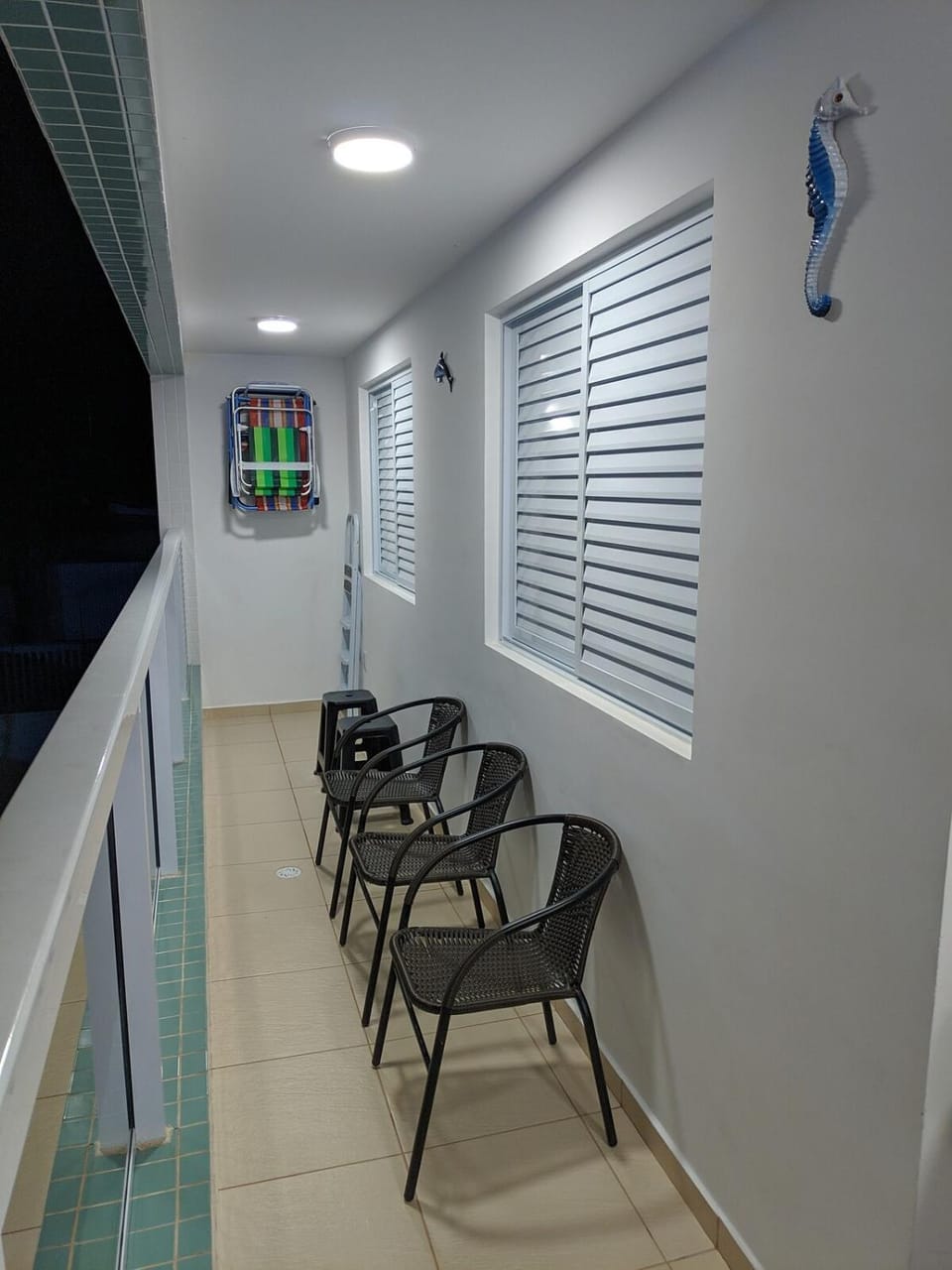 Apto completo com varanda gourmet a 50 mt da praia Apartment in Bertioga