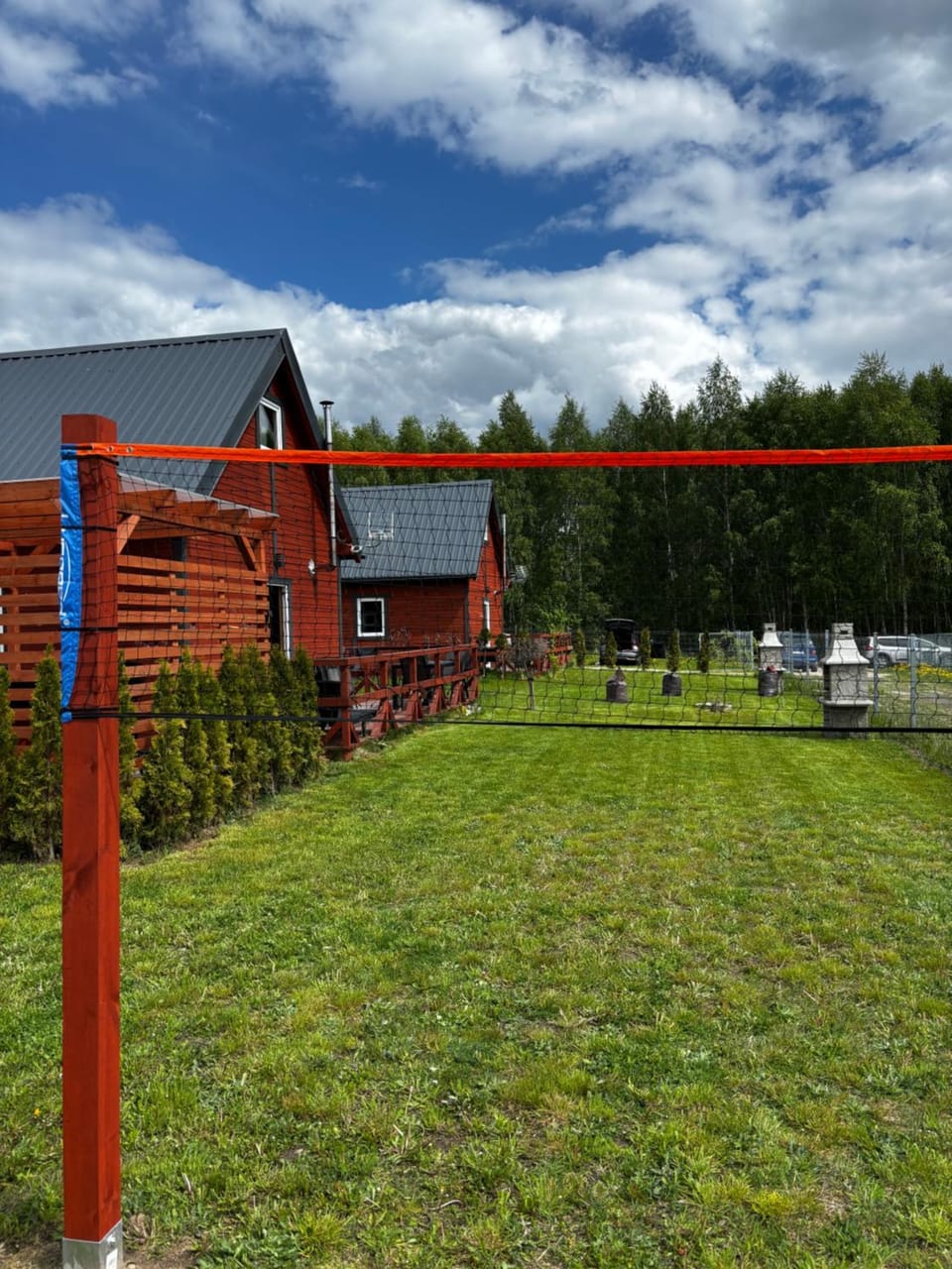 Gawra Nad Jeziorem - całoroczne domki nad jeziorem z balią, jacuzzi i sauną, Kaszuby Apartment in Pomeranian Voivodeship