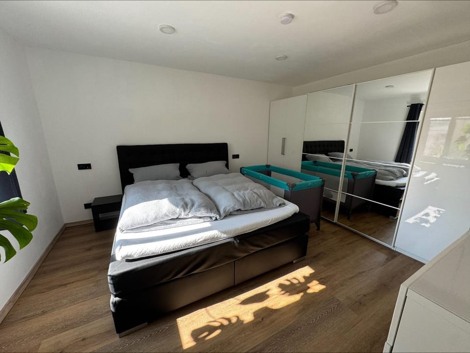 Property building, Living room, Bedroom