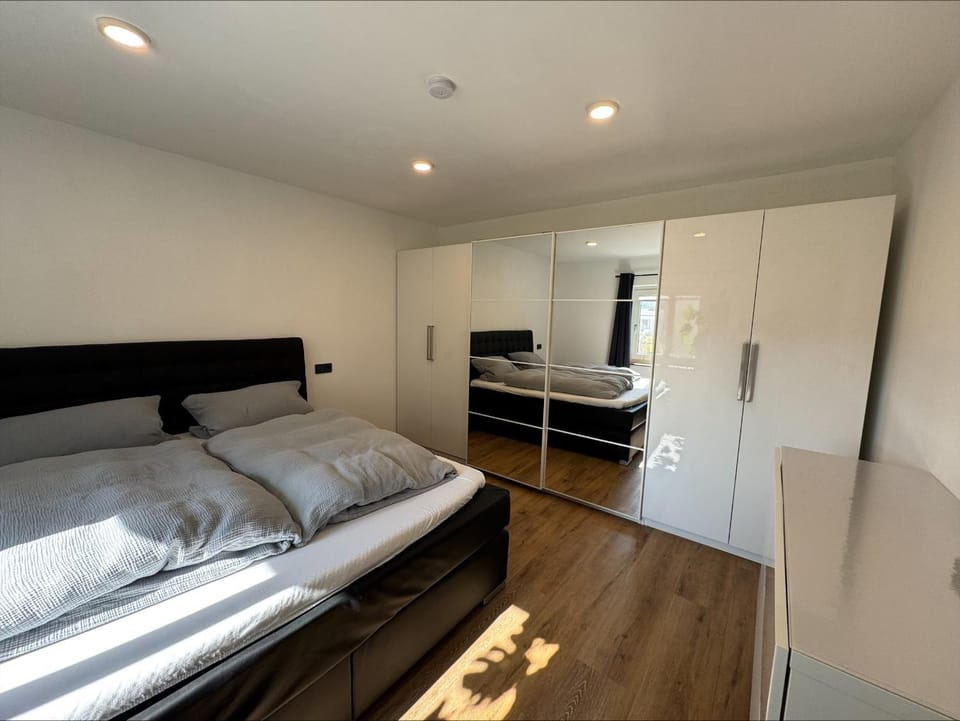 Property building, Living room, Bedroom
