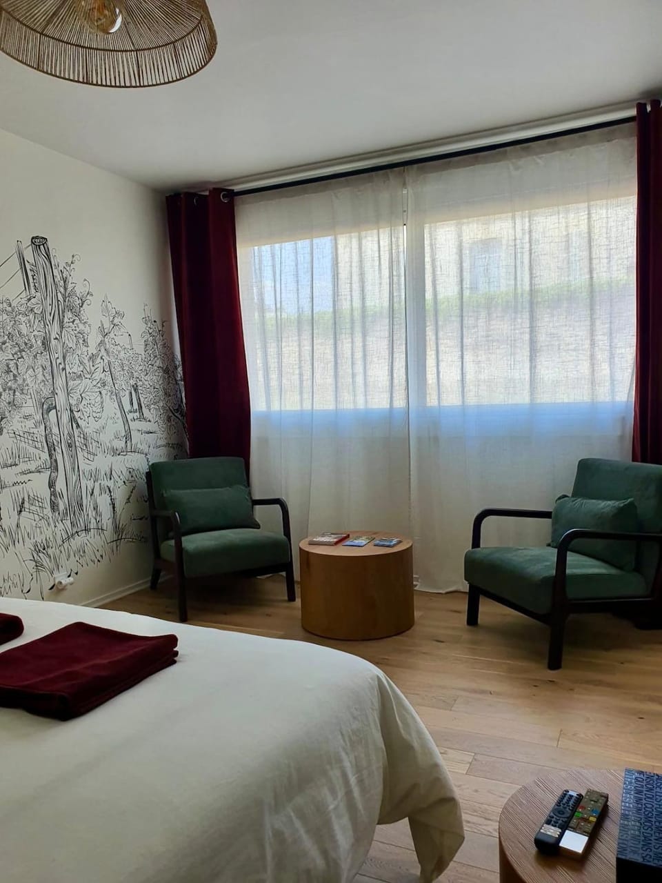 Living room, Bedroom