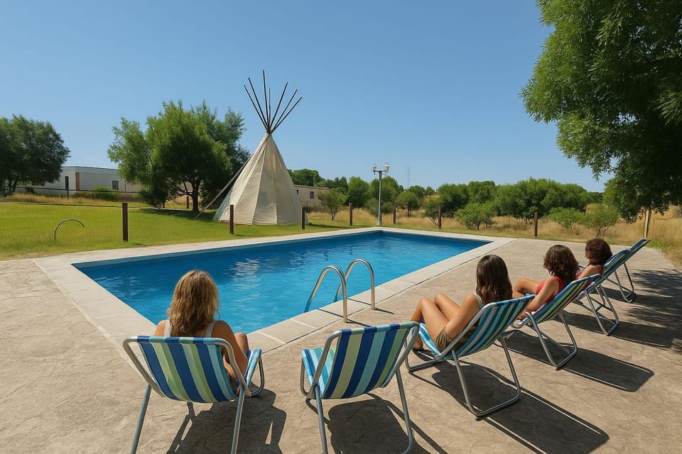 Day, Natural landscape, Pool view, Swimming pool, Swimming pool