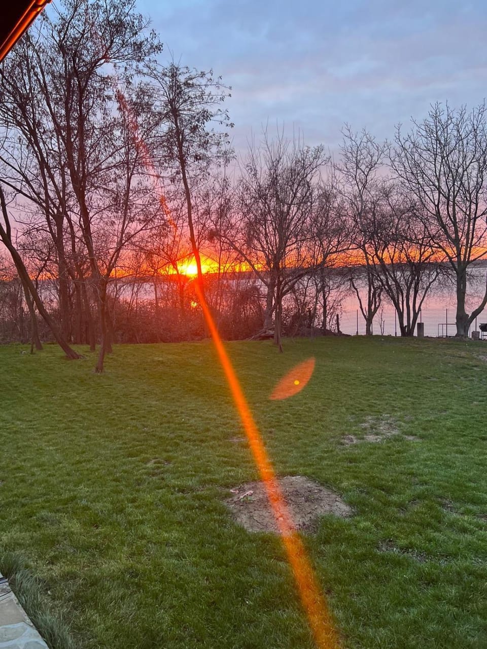 Lake view, Sunset