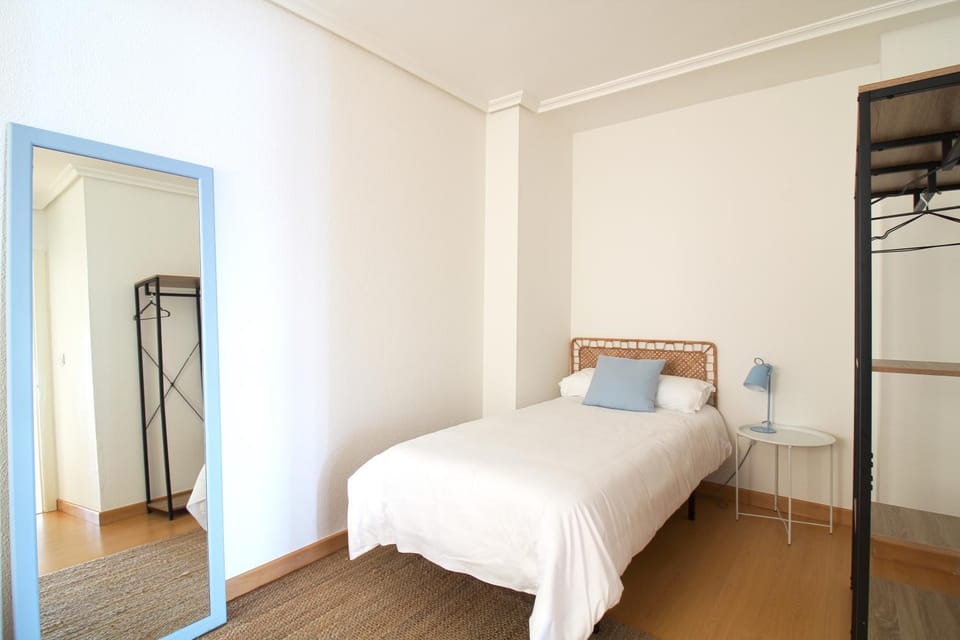 Bed, Photo of the whole room, Bedroom, towels, wardrobe