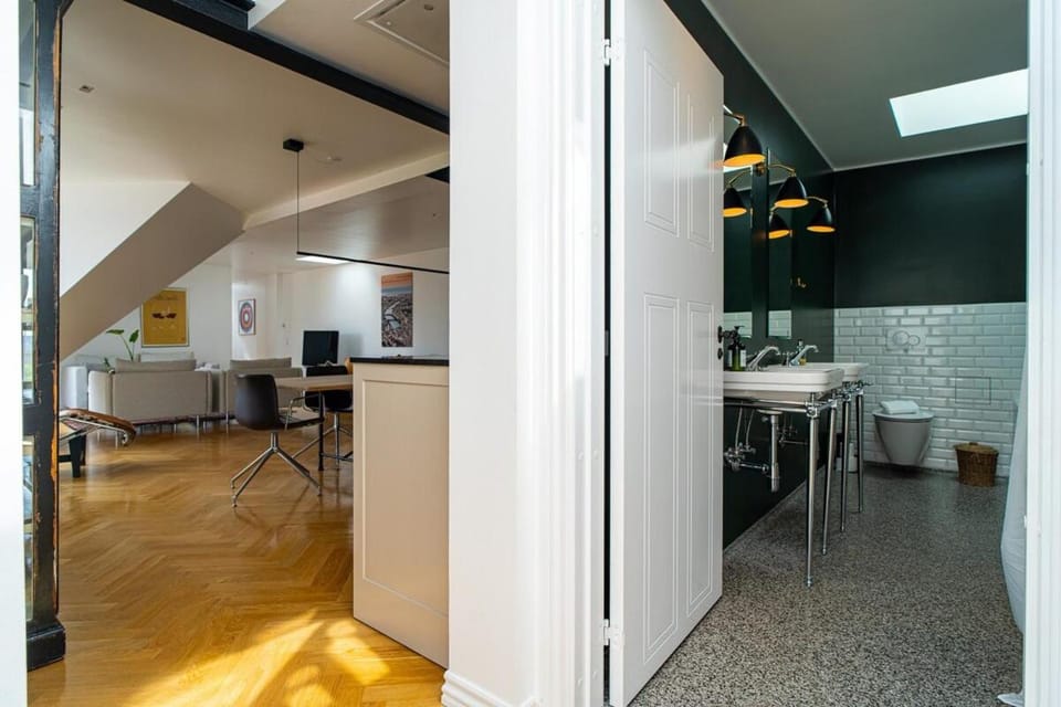 Central Penthouse with Panoramic Private Terrace Apartment in Frederiksberg