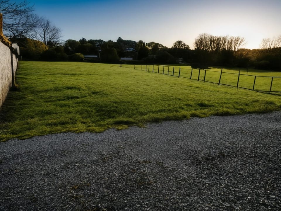 Natural landscape, Winter, BBQ facilities, Garden, Garden view, Sunset