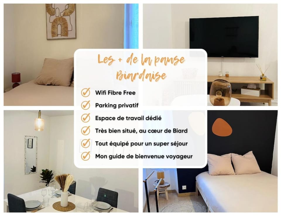 La pause Biardaise -Appartement 2 chambres à Biard Apartment in Poitiers