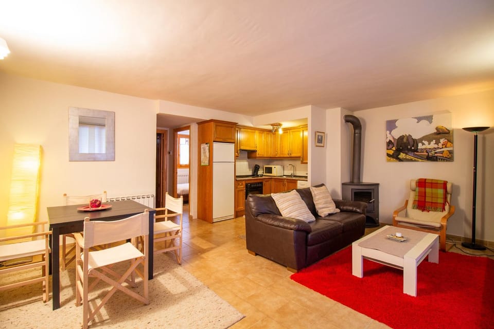 Kitchen or kitchenette, Living room, Dining area
