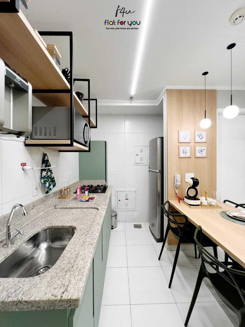 #1206A# Apto 1 quarto Metropolitan Barcelona Apartment in Goiania