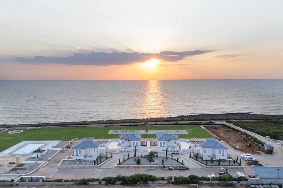 Bird's eye view, Sea view, Sunset